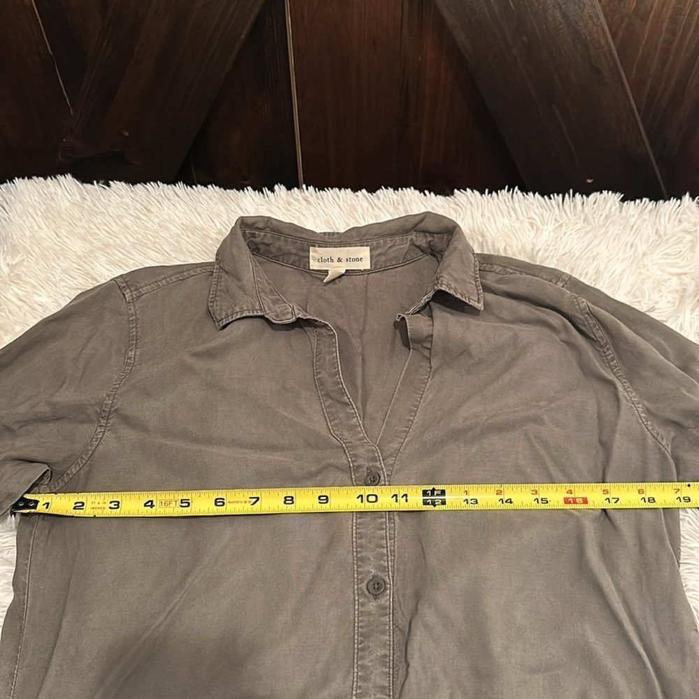 Anthropologie Cloth & Stone Farryn Button Up Shirt Dress - Picture 10 of 10